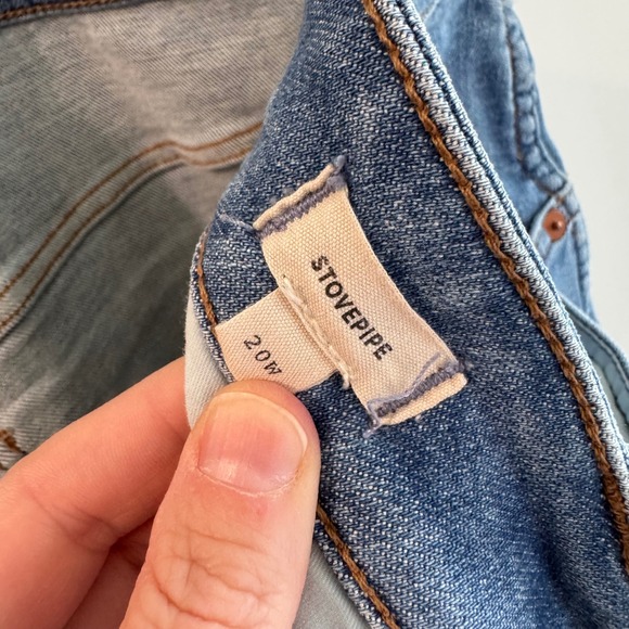 Madewell Stovepipe Jeans Womens 20W Medium Wash Straight Leg Denim - Picture 4 of 9